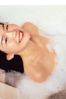 心糖LOGO白桃少女牛仔褲