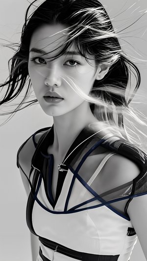 少女和動物狗馬豬驢